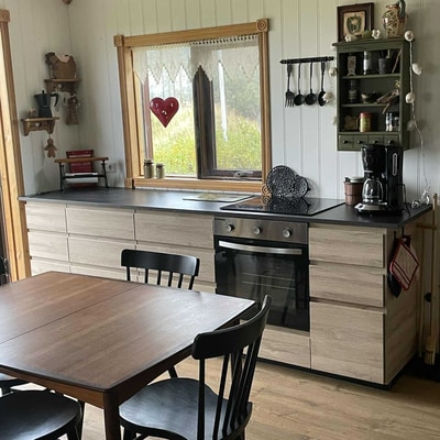 Küche und Esszimmer