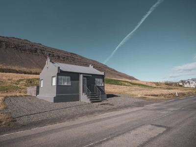 The holiday home in the front view