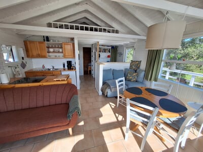 Living and dining area
