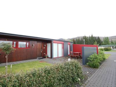 The cottage in the village of Hveragerði