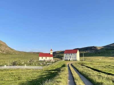 Drivingway toward the house