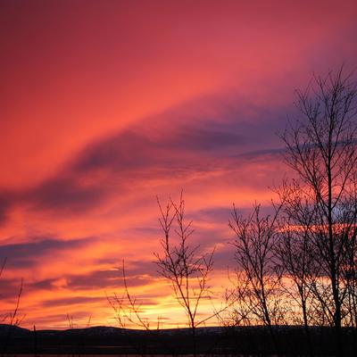 Sunset Views: Evenings in Iceland can be spectacular