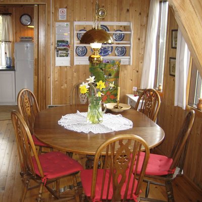 Another table for playing cards and eating