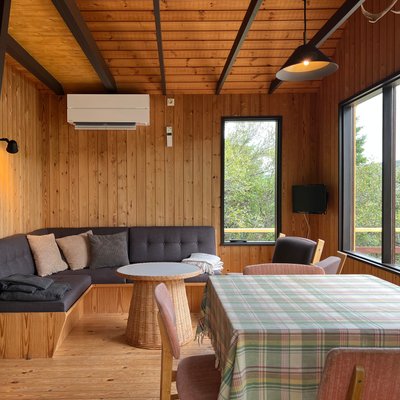 Living and dining room
