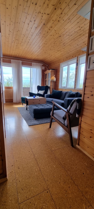 Living area with couch